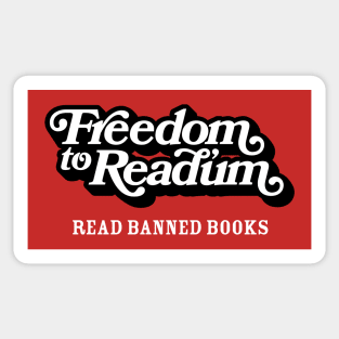 Freedom to Read'um Sticker